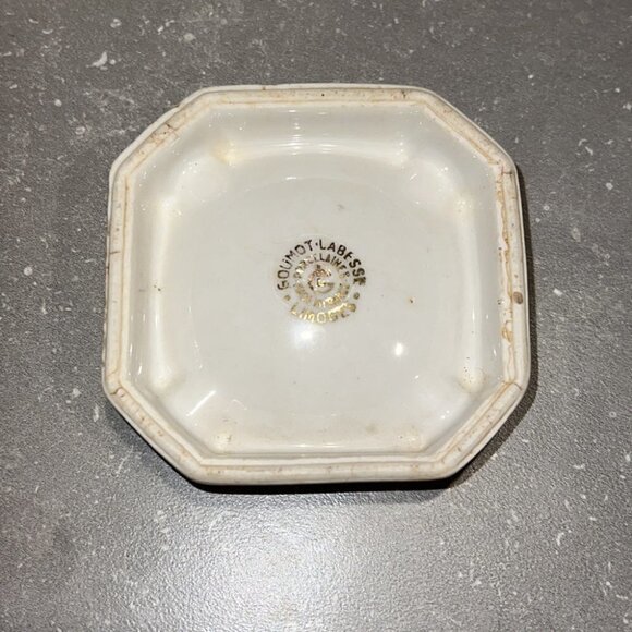 LIMOGES small Sailing boat ashtray with gold tone - Picture 6 of 12